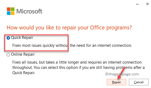 Sådan repareres Microsoft Office 365 på Windows 11