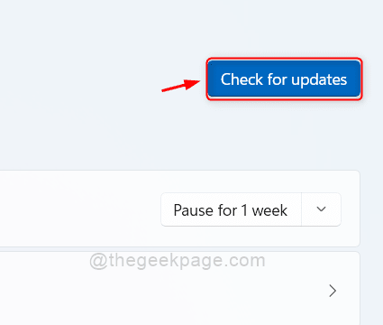 Sök efter uppdateringar Windows Update