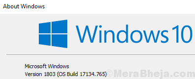 Версія Microsoft Windows мін