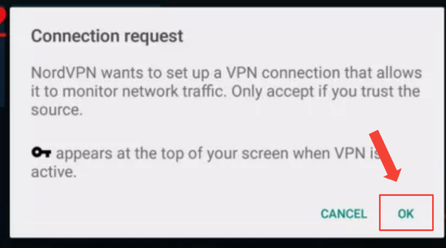 αίτημα σύνδεσης vpn