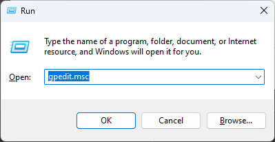 GPEDiT.msc -Windows Remediation Service Kunne ikke starte?