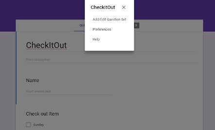 Checkkitout Google Formular-Add-On