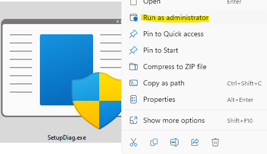 Windows 11/10에서 SetupDiag를 사용하여 Windows 업그레이드 문제를 식별하는 방법