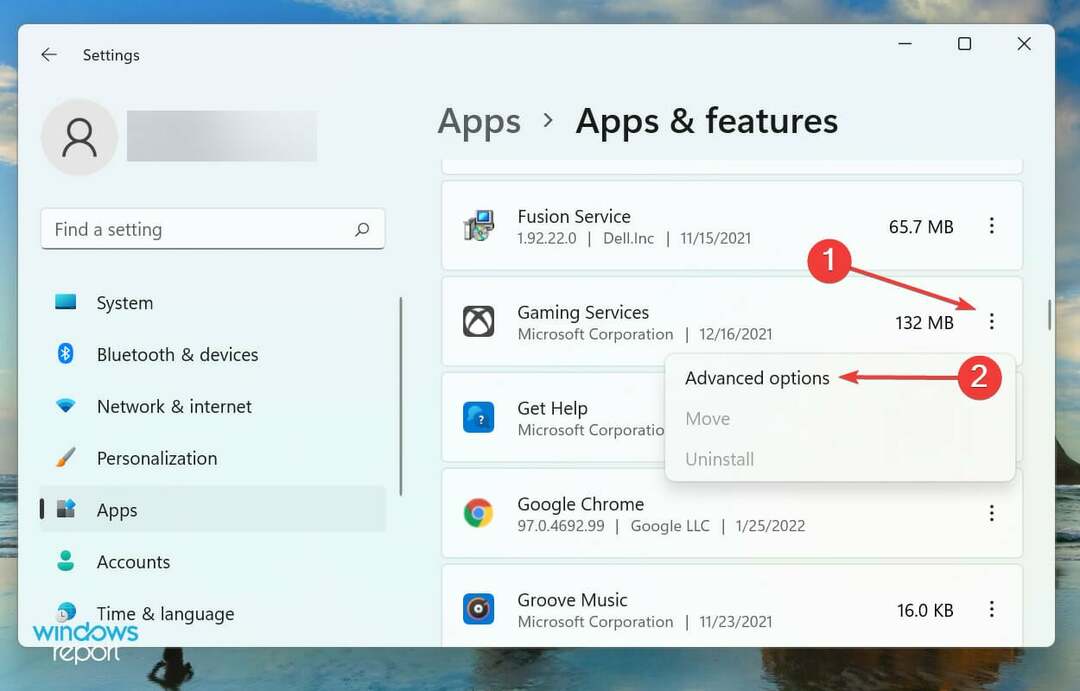Avanserte alternativer for å fikse xbox-appen som ikke starter spill windows 11