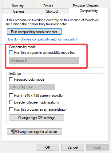 compatibiliteitsmodus PS4 Remote Play werkt niet Windows 10