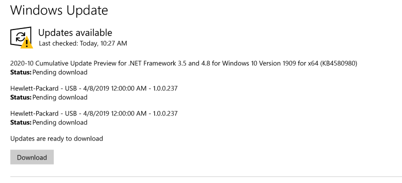 greška pri ažuriranju sustava Windows 11