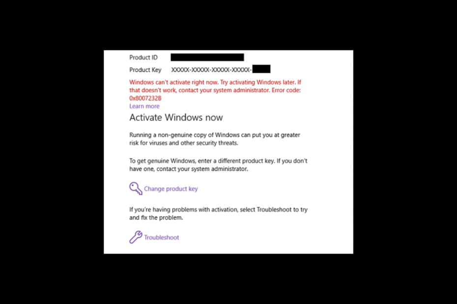 [Atrisināts] Windows aktivizācijas kļūda 0x8007232B, DNS nosaukums neeksistē