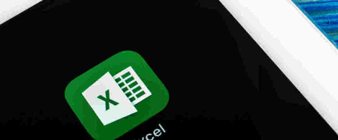 MS Excel sur iPad
