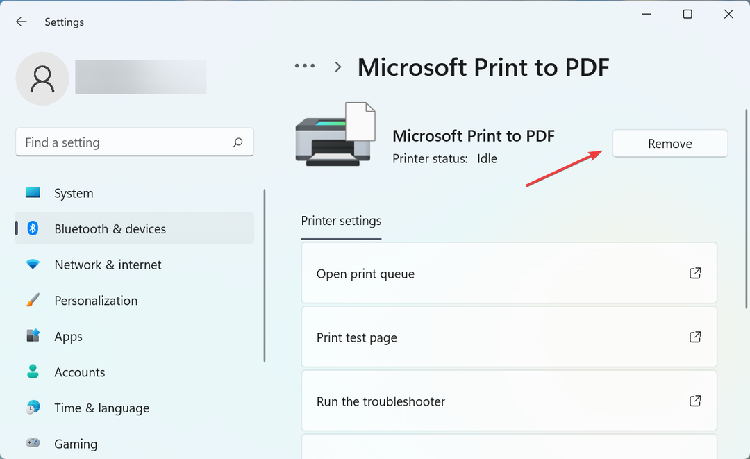 eliminar para arreglar Windows 11 que no imprime en color
