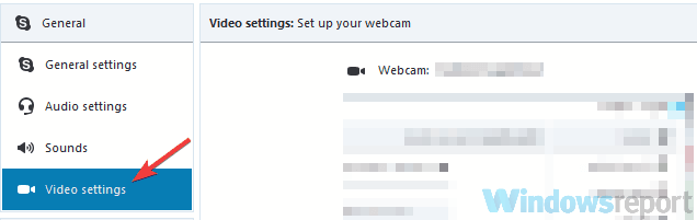Webcam-Optionen Skype-Video funktioniert nicht