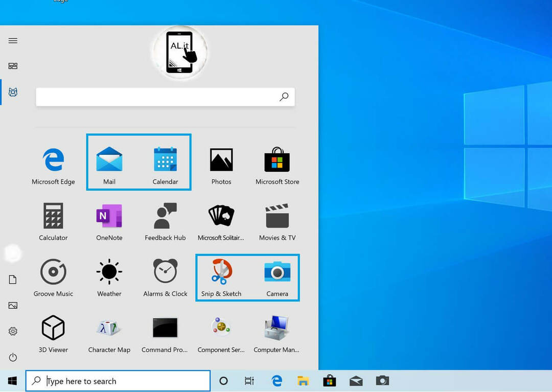 Windows 10 nye appikoner