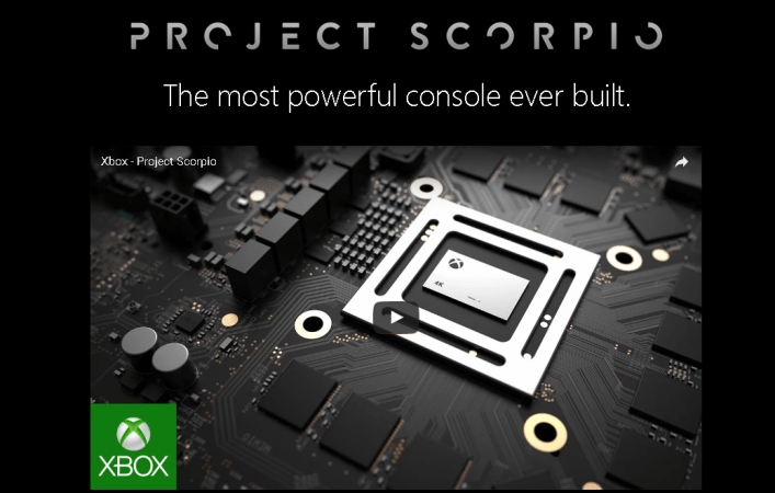 ProjectScorpioがXboxの新しいデザイン言語をデビュー