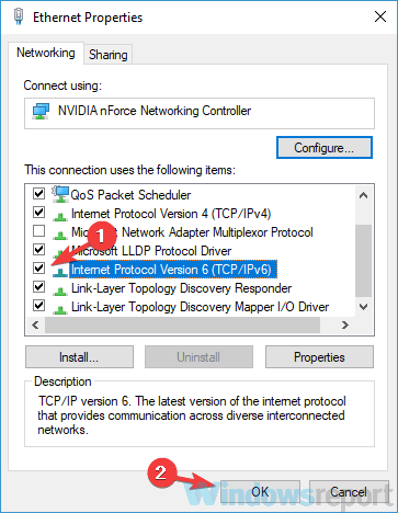 Windows 10 no puede hacer ping na LAN