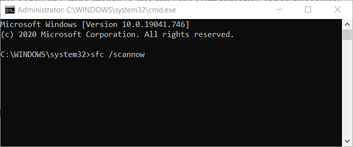 Λείπει η εντολή sfc / scannow commandmsvcr90.dll