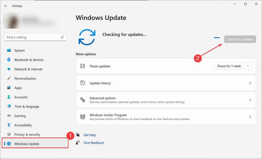Suche nach neuen Updates von Microsoft zum Herunterladen