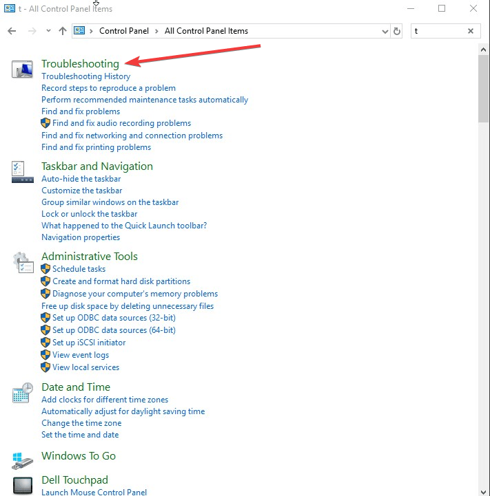 Windows 10 빠른 액세스 오류