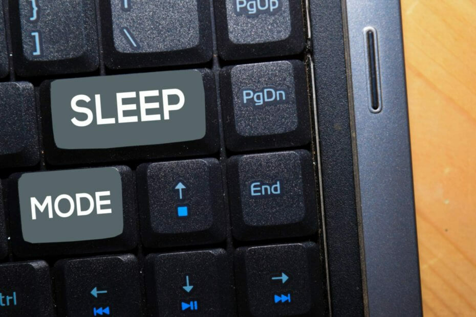 Miego parinktyje trūksta „Windows 10“