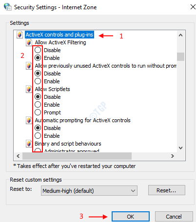 Kuidas kontrollida, kas ActiveX on Internet Exploreris lubatud
