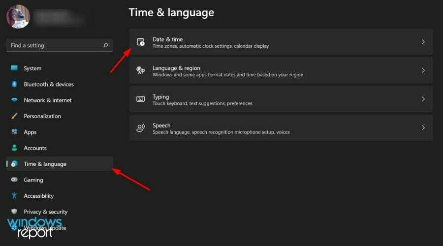 時間と言語MicrosoftStoreの更新が保留中