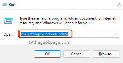 Minimo de execução de atualização do Windows