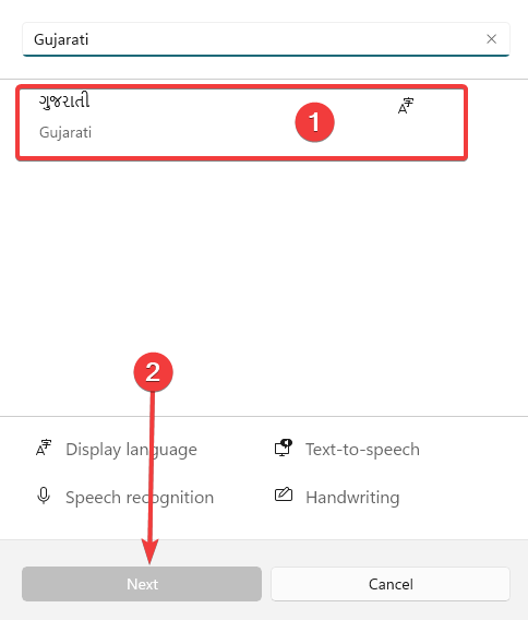 Gujarati Indic Input 3 funktioniert nicht