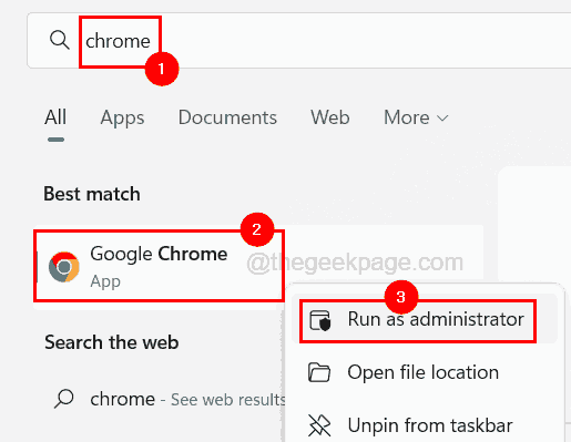 Chrome järjestelmänvalvojana 11zon
