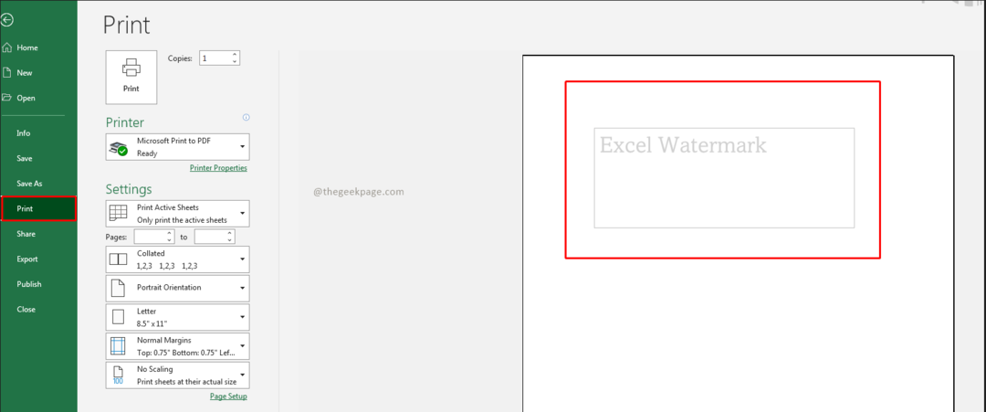 Як вставити водяний знак у Microsoft Excel