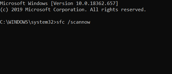 sfc / scannow käsk Windows Update'i tõrge 0x8007043c