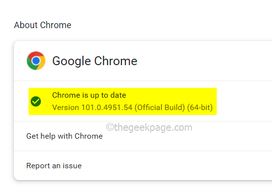 Chrome värskendatud 11zon