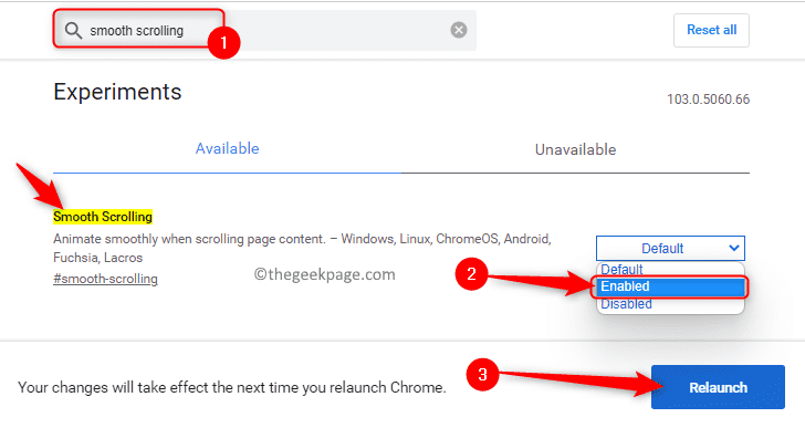 Как да активирате или деактивирате плавното превъртане за уебсайтове в Google Chrome