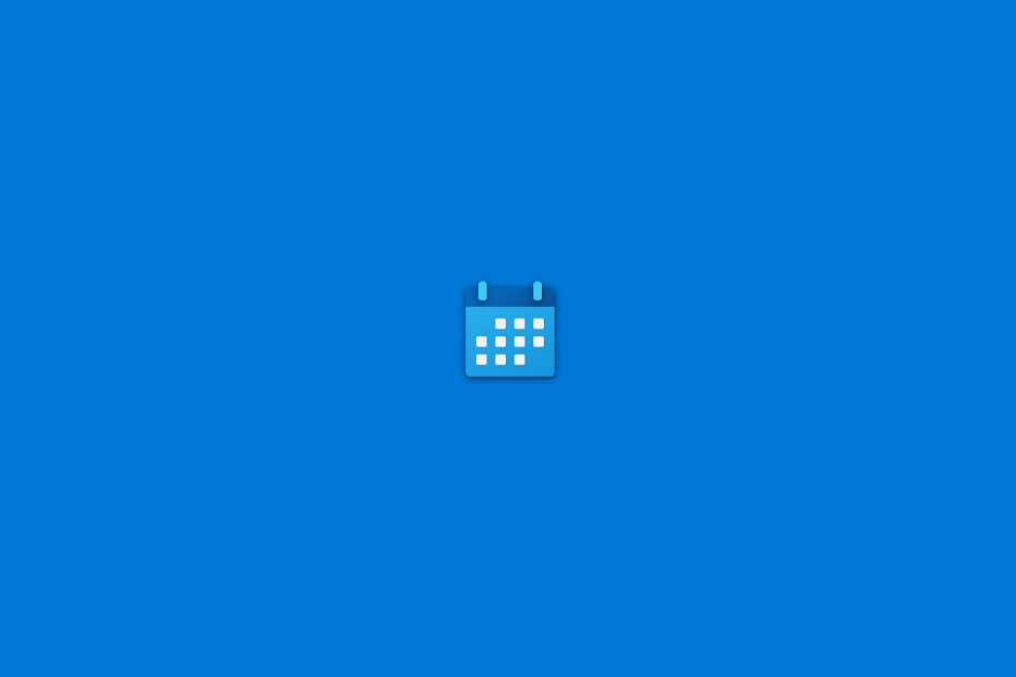CORREZIONE: l'app Calendario di Windows 10 è disattivata nel menu Start