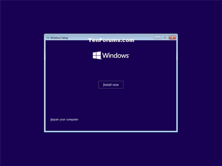 Führen Sie ein Windows 10-Reparatur-Upgrade durch