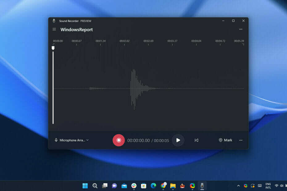 Voice Recorder pour Windows 11 vient d'être remanié