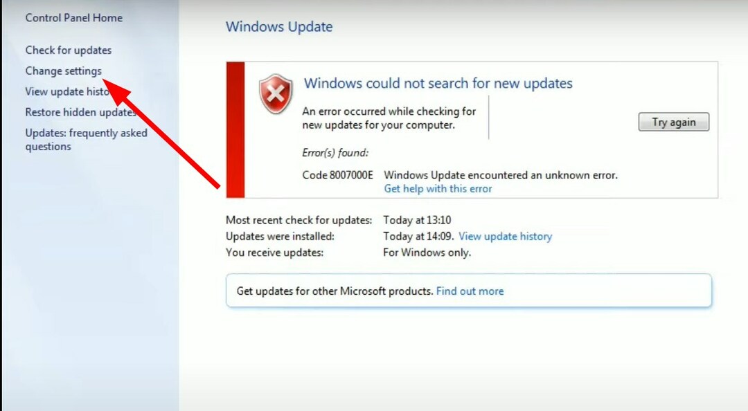 Come correggere l'errore 80244019 di Windows Update su Windows 7