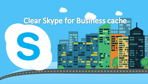 ล้างแคช Skype for Business