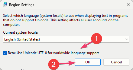 dünya çapında dil desteği için Unicode UTF-8'i seçin.