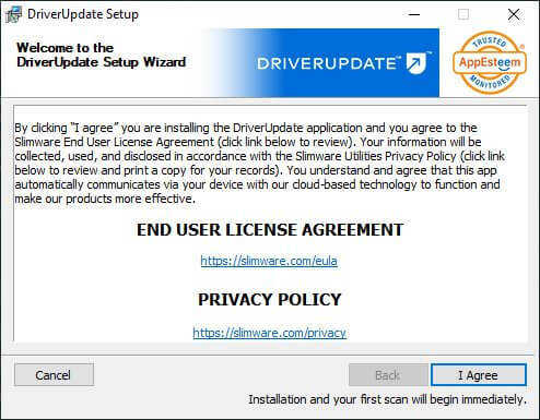 Installera DriverUpdate