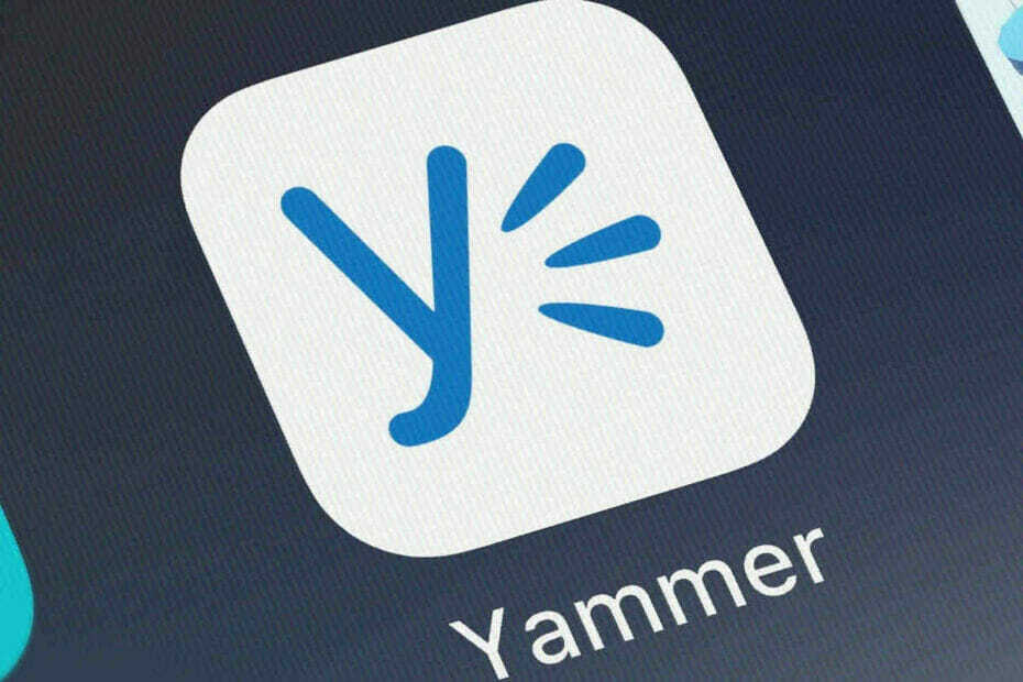 Yammer-beheerderspost voor andere gebruikers