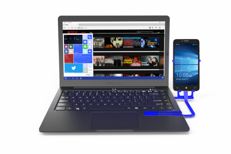 Mirabook laptop: Kontinuerliga Windows 10-appar på den bärbara datorn?