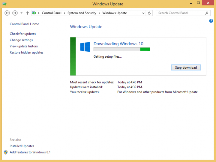 Windows 10 laddar ner wind8apps