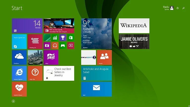 Wählen Sie Windows 8.1 Standard-Apps