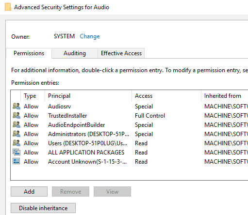 erweiterte Sicherheitseinstellungen Dell Audio konnte keinen Testton abspielen