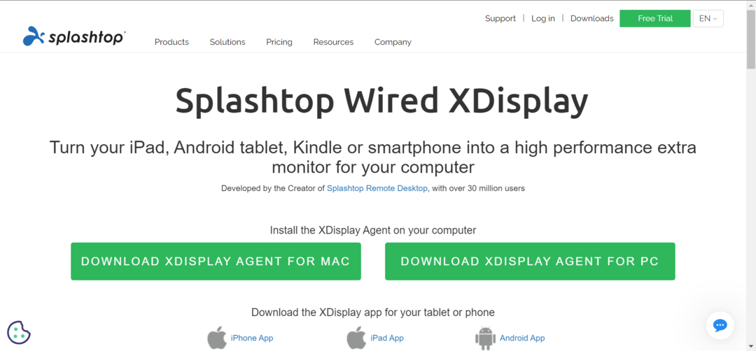 XDisplay filaire
