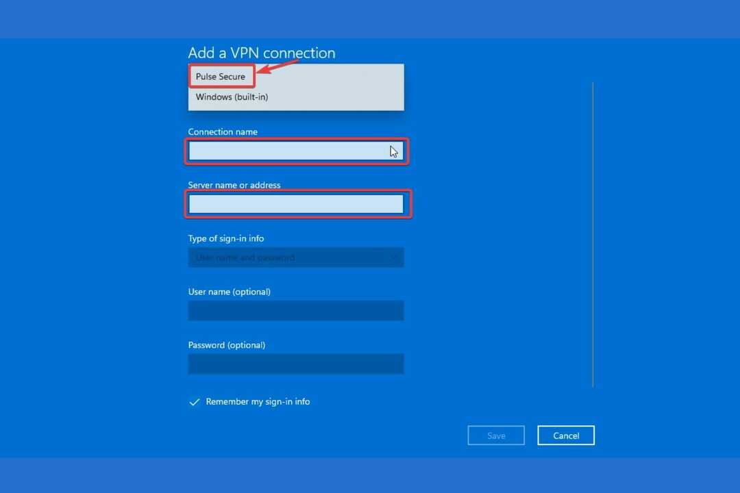 Unduh dan atur Pulse VPN di Windows 11 dalam 3 langkah mudah