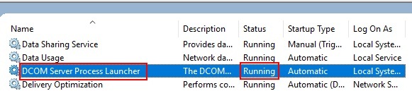 Dcom Service Launcher