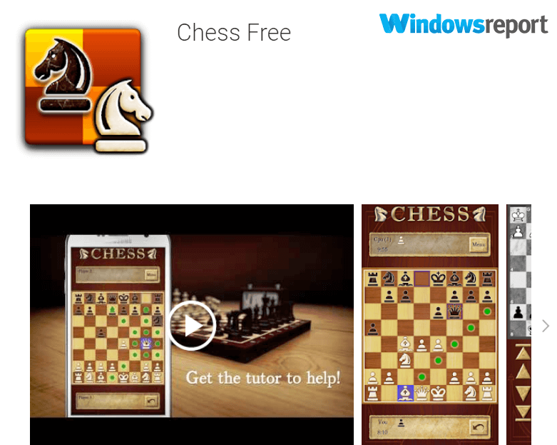 Chess Free App meilleure application d'échecs multiplateforme