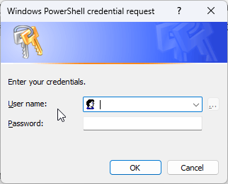 Digite o nome de usuário Não é possível acessar o Microsoft Teams Admin Center