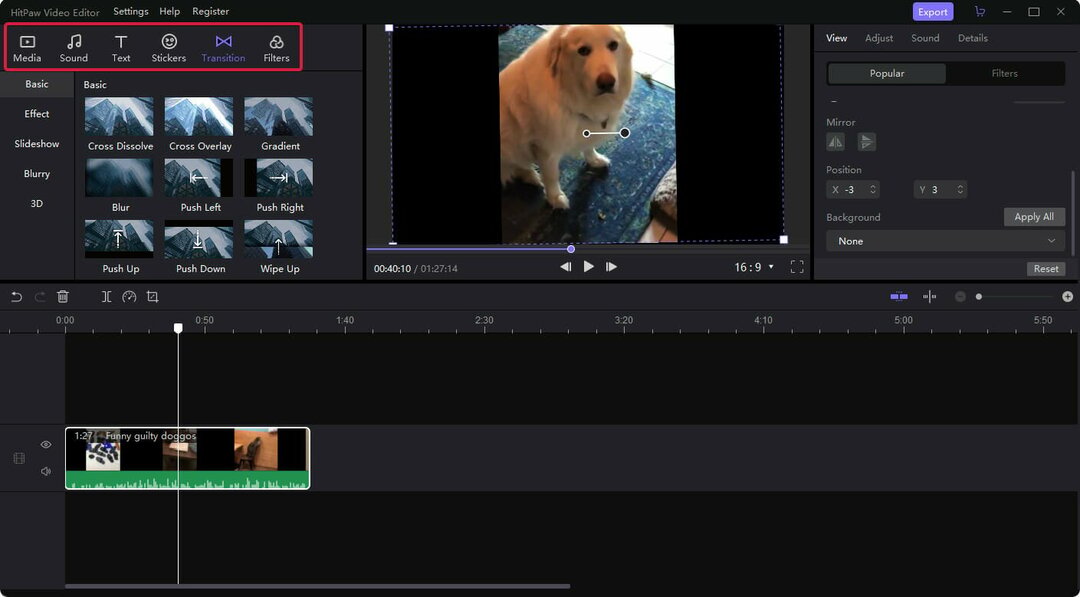 Cara mengedit video lebih cepat menggunakan HitPaw Video Editor