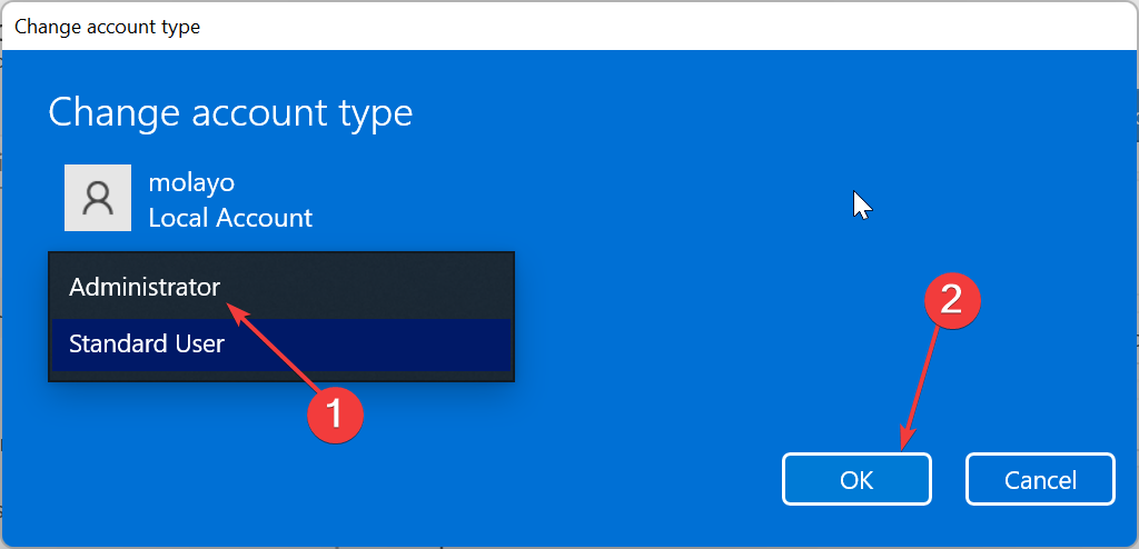 Administrator ok Benutzerordnernamen ändern Windows 11