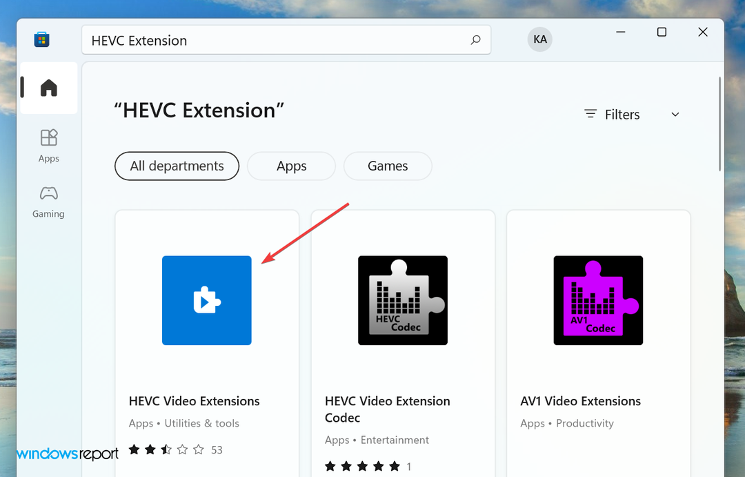 HEVC Video Extensions za popravak hevc ekstenzije koja ne radi na Windows 11